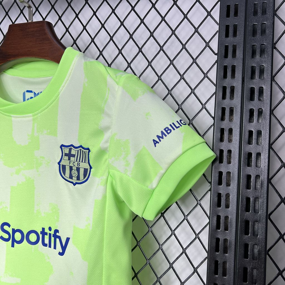 Barcelona Terceiro Equipamento 2024/25 Kit Criança 6