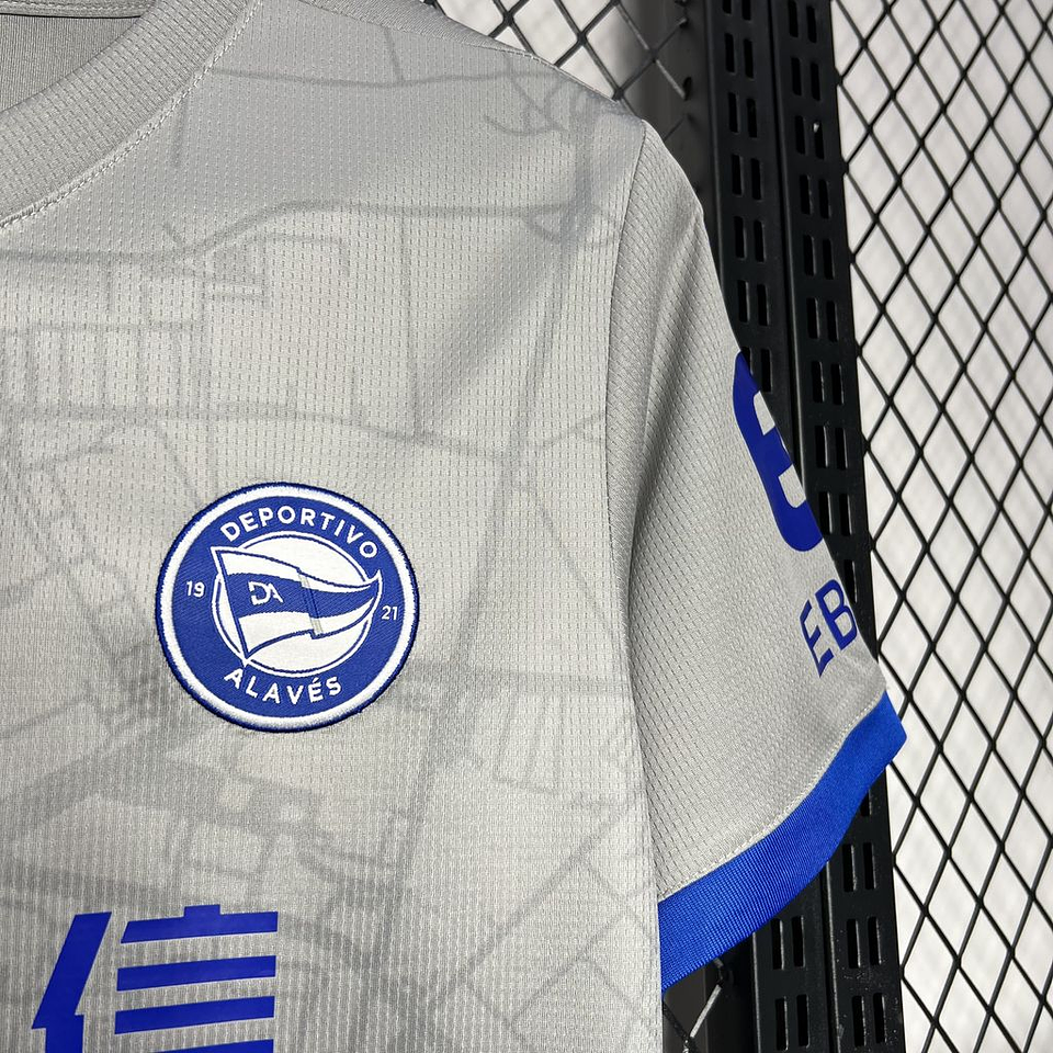 Deportivo Alavés Equipamento Secundário 2024/25 3