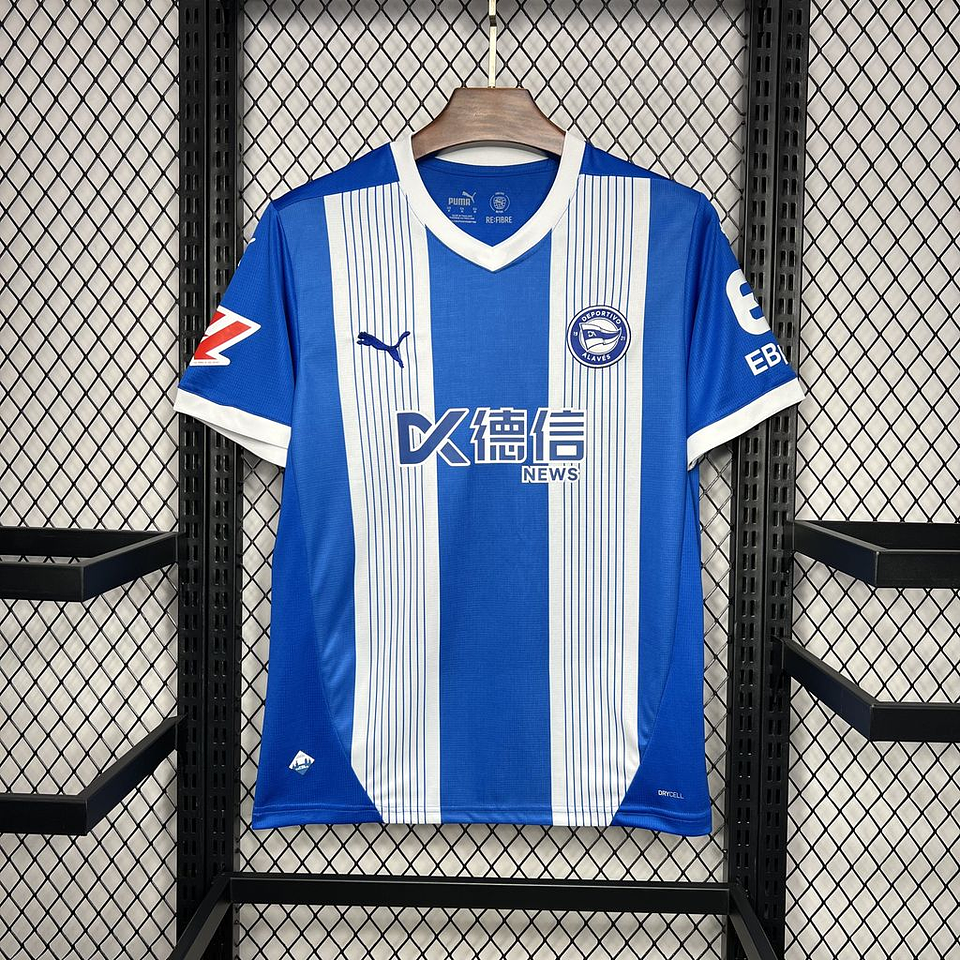 Deportivo Alavés Equipamento Principal 2024/25 12
