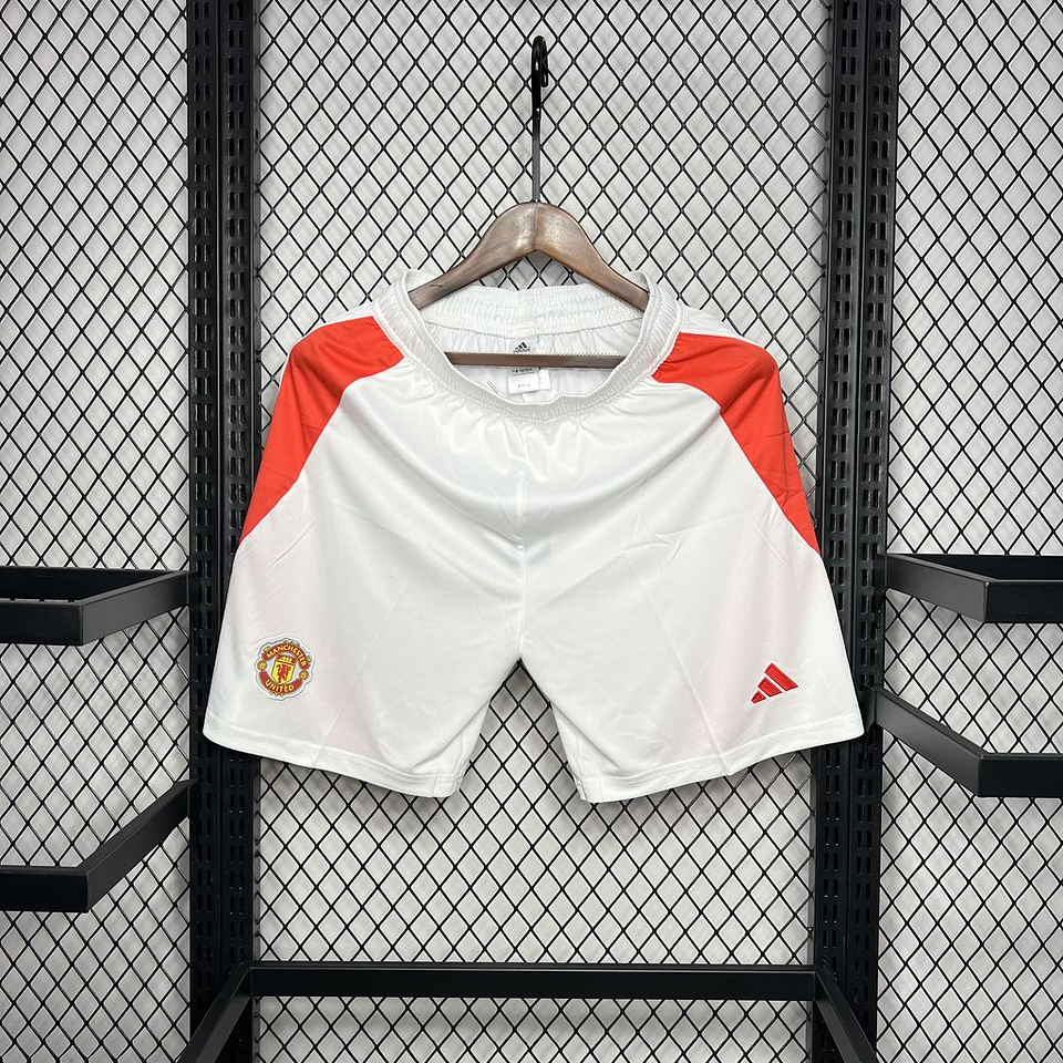 Manchester United Calções Equipamento Principal 2024/25 1