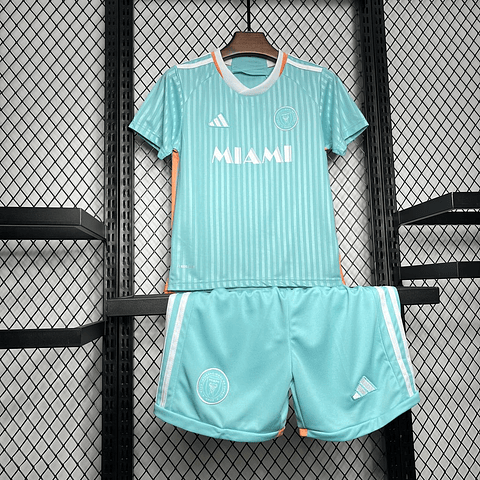 Inter Miami Terceiro Equipamento 2024/25 Kit-Criança