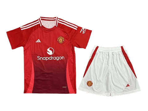 Manchester United Equipamento Principal 2024/25 Kit Adulto