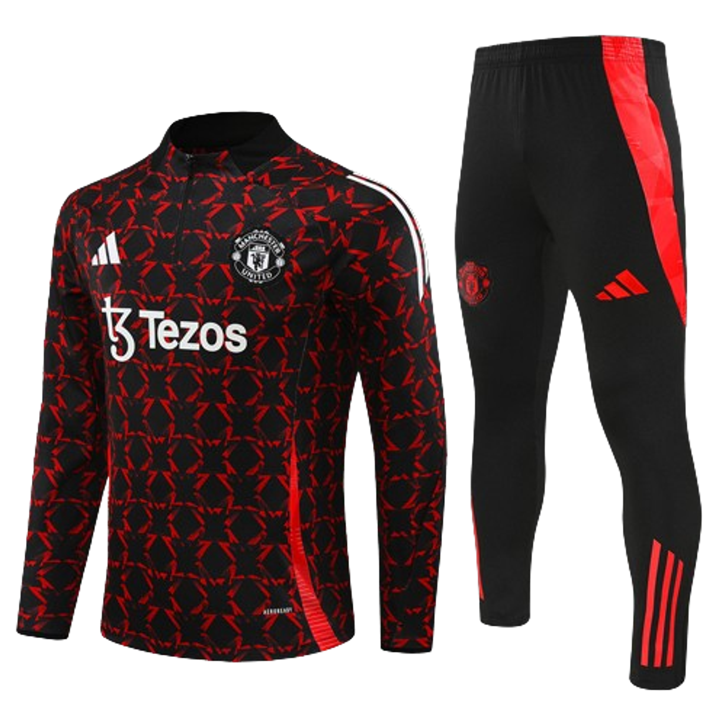 Manchester United Fato Treino 1/2 Zíper 2024/25 1