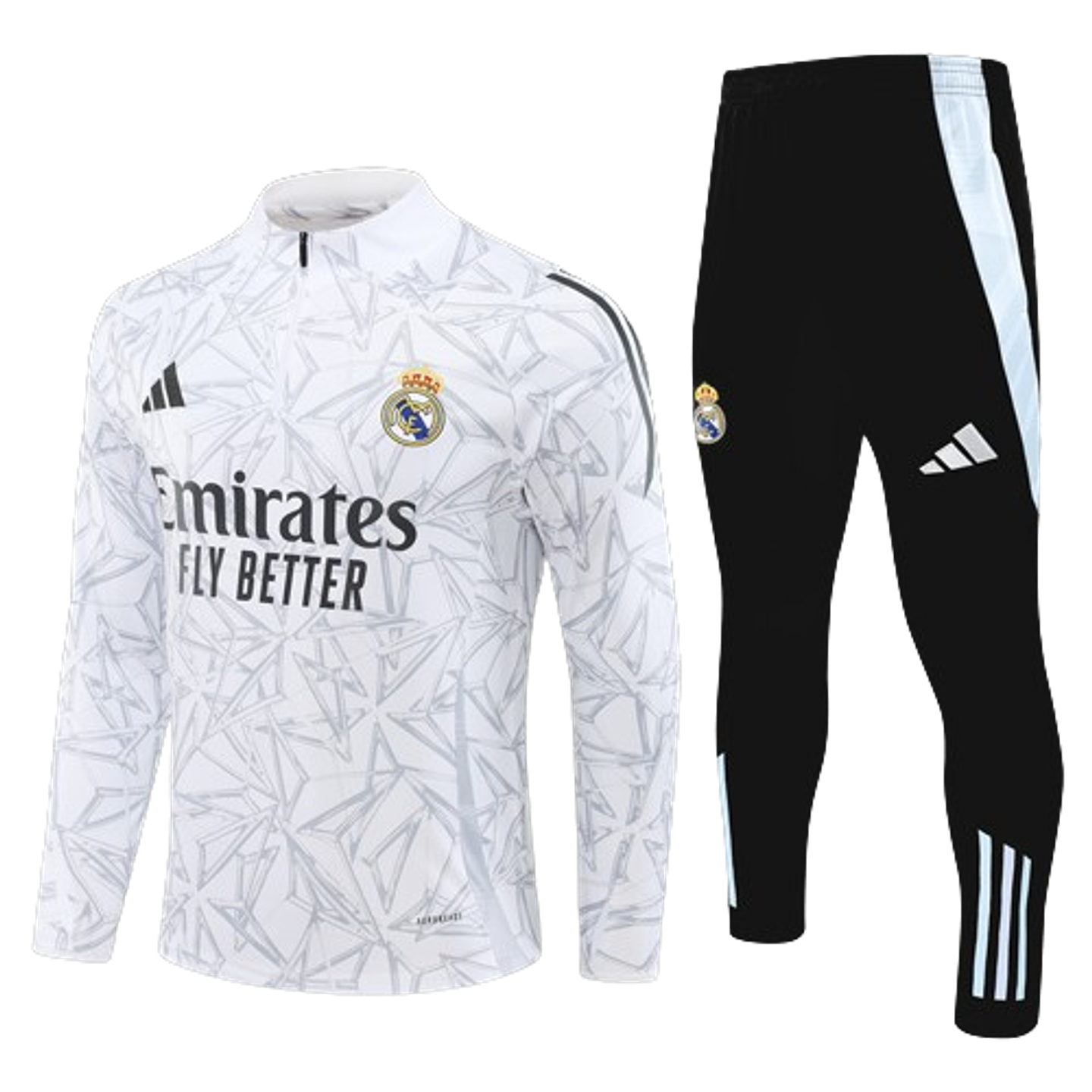 Real Madrid Fato Treino 1/2 Zíper 2024/25 1