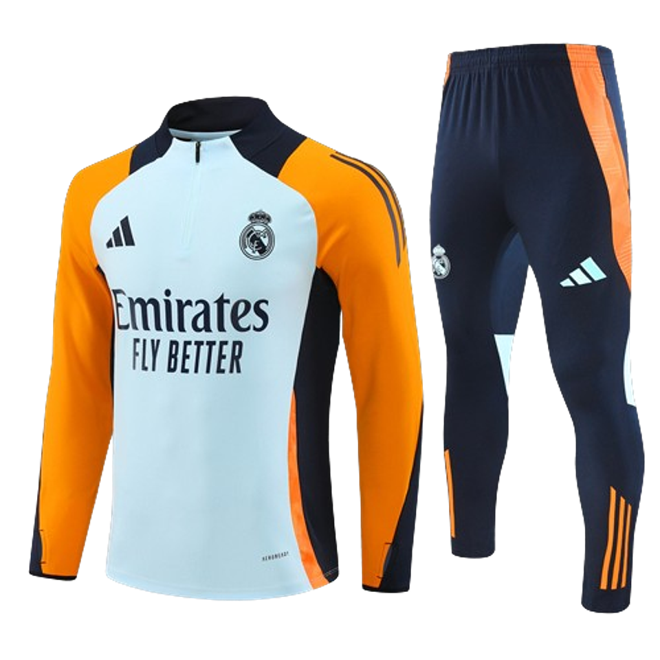 Real Madrid Fato Treino 1/2 Zíper 2024/25 1