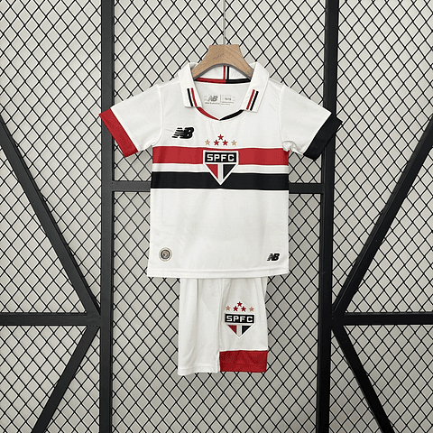São Paulo Equipamento Principal 2024/25 Kit Criança
