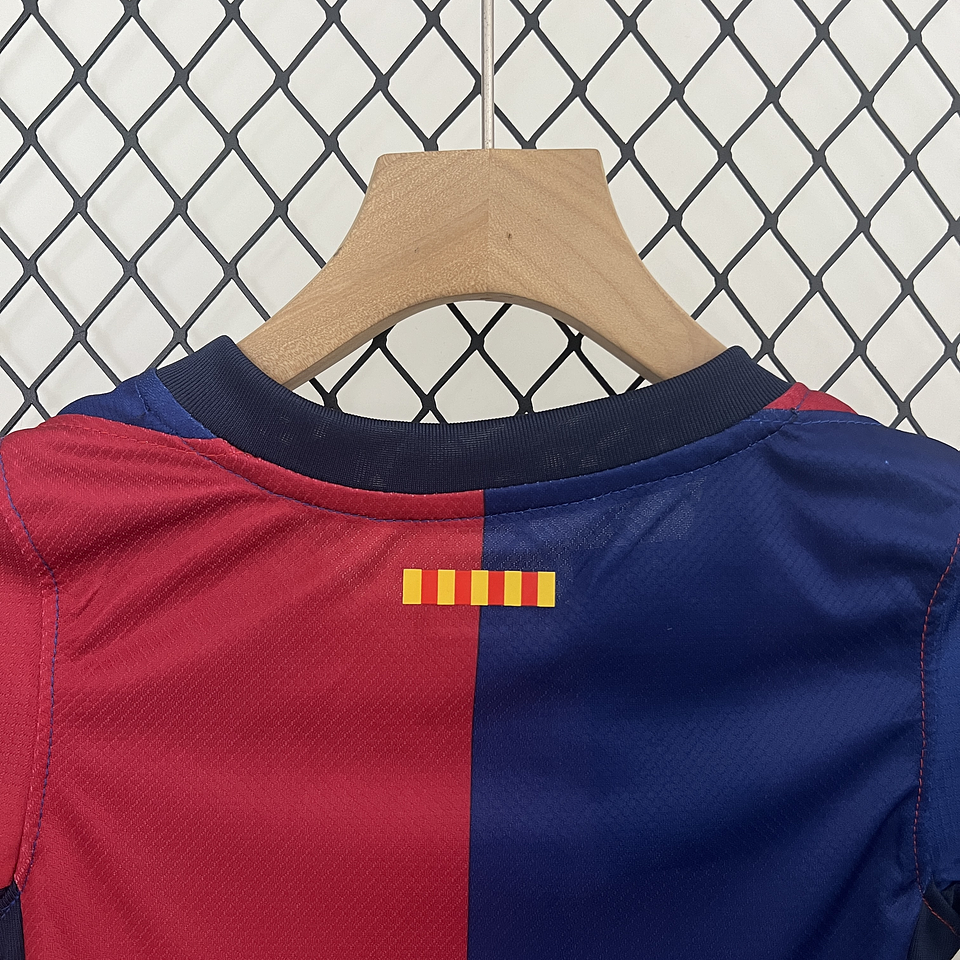 Barcelona Equipamento Principal 2024/25 Kit Criança 5