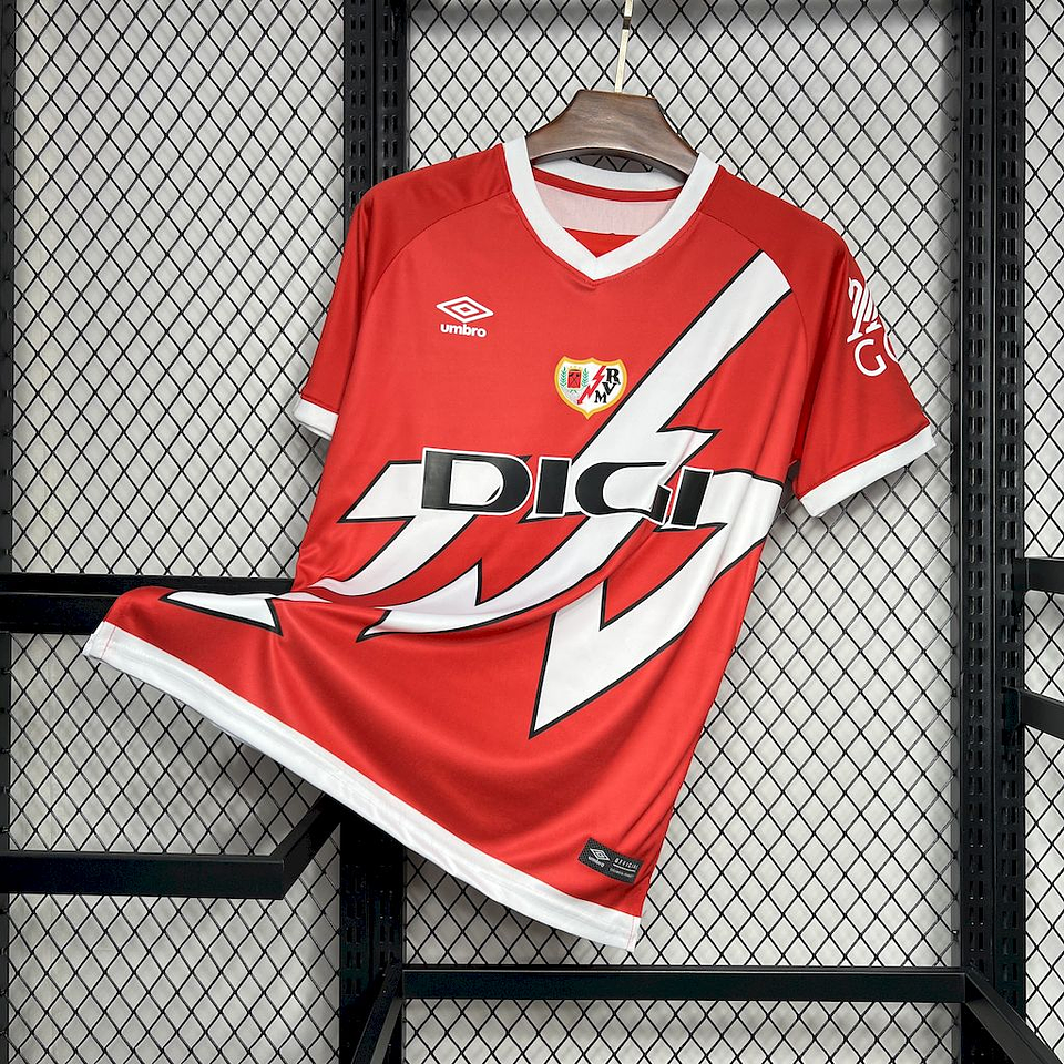 Rayo Vallecano Equipamento Principal 2024/25 1