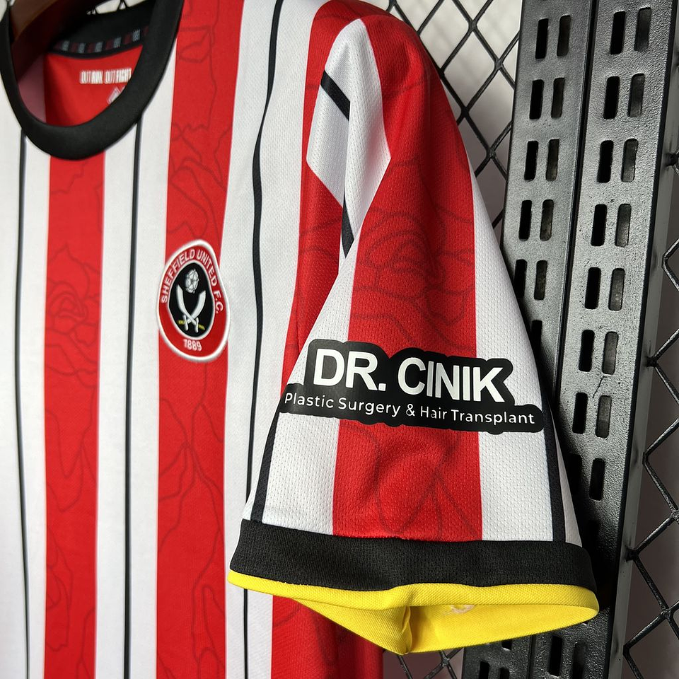Sheffield United Equipamento Principal 2024/25 6
