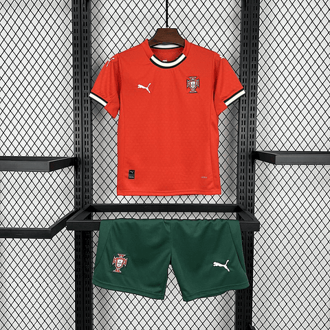 Portugal Equipamento Principal 2025/26 Kit Criança