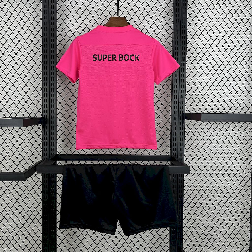 Sporting Equipamento Rosa 2024/25 Kit Criança 2