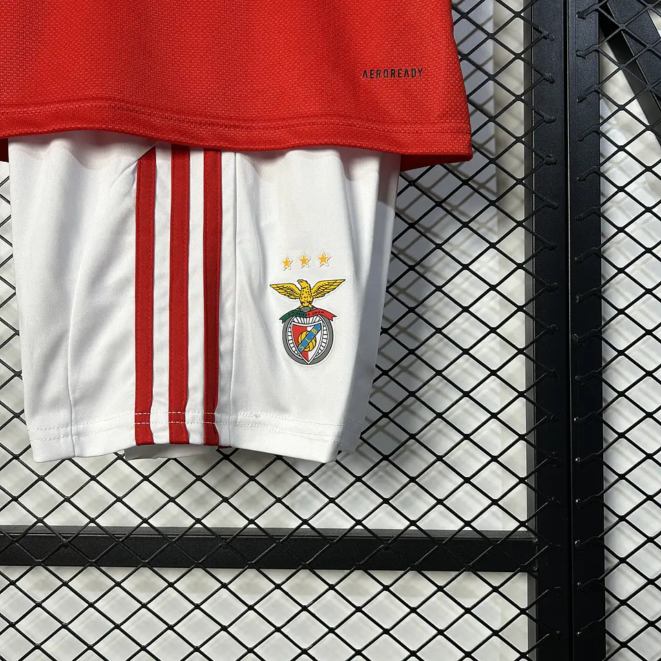 Benfica Equipamento Principal 2025/26 Kit Criança 8