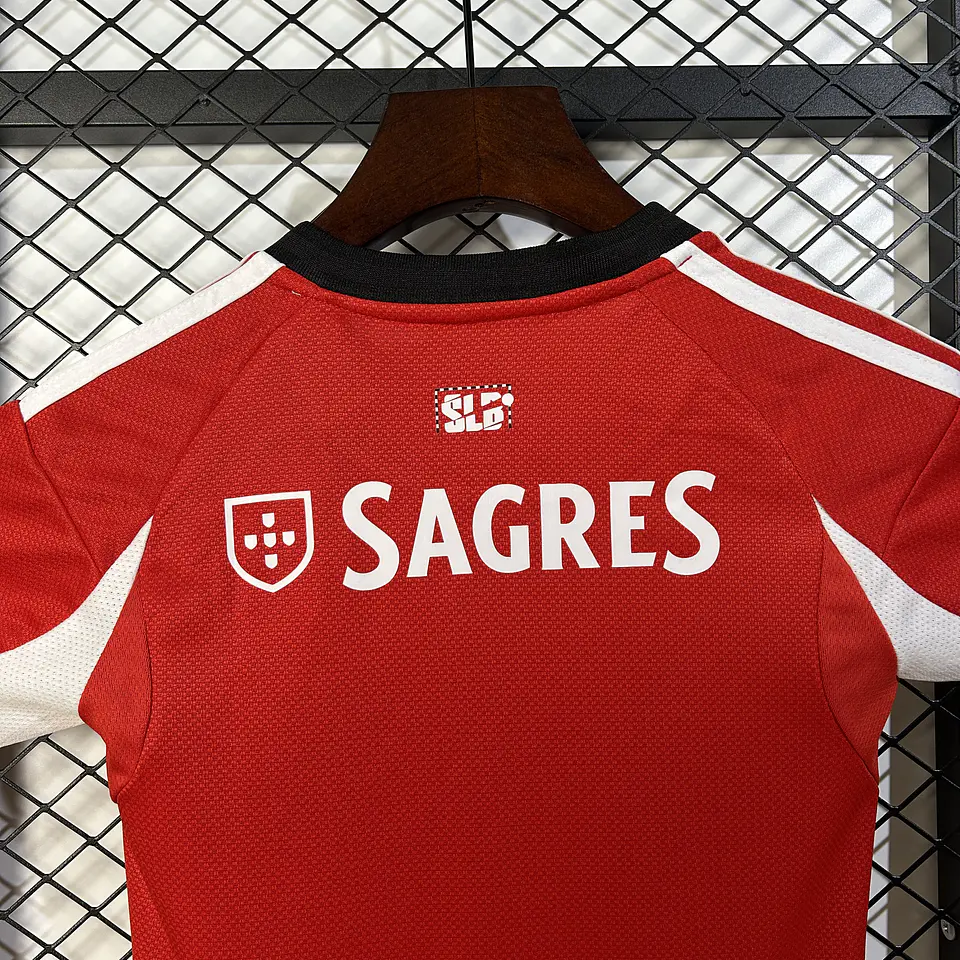 Benfica Equipamento Principal 2025/26 Kit Criança 6