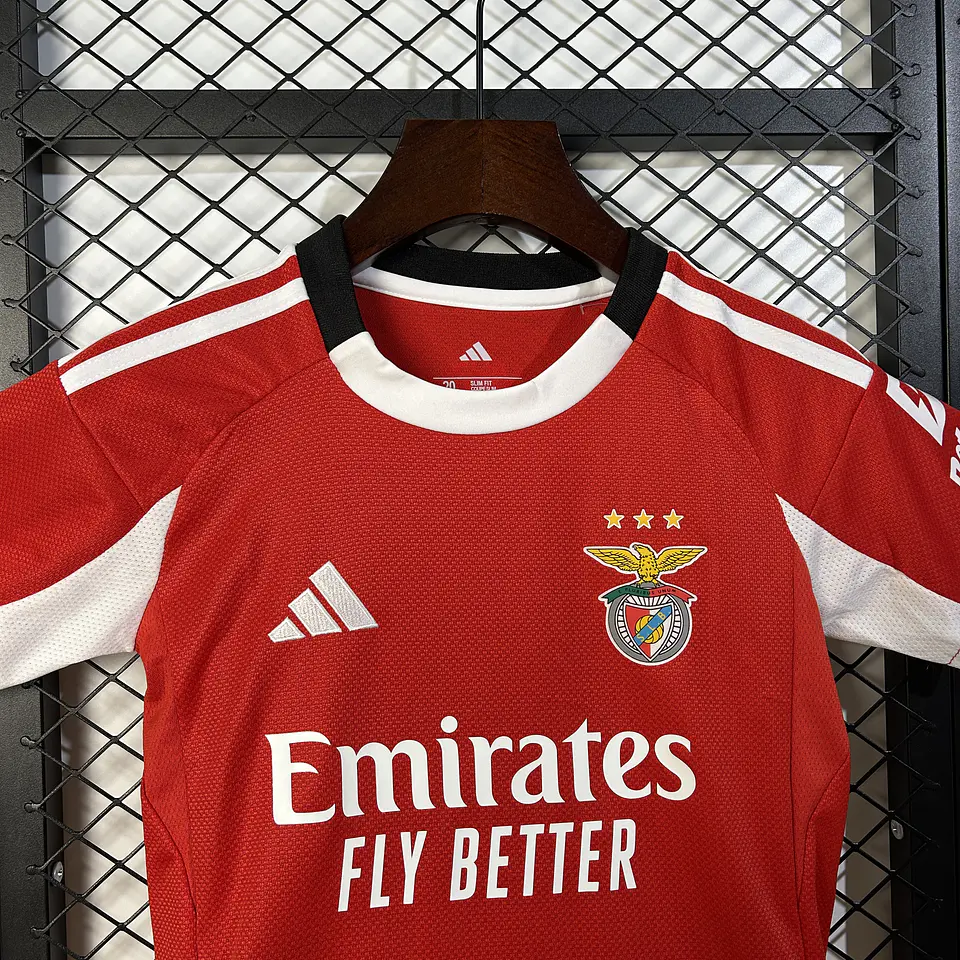 Benfica Equipamento Principal 2025/26 Kit Criança 5