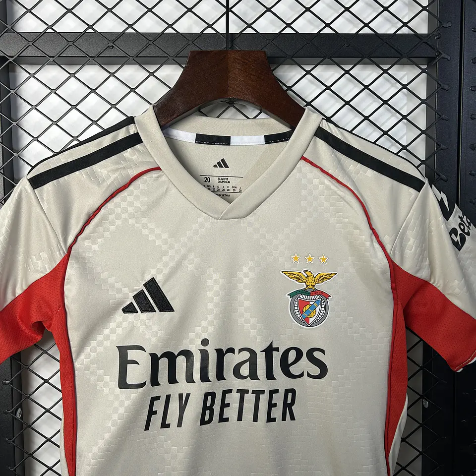 Benfica Equipamento Alternativo 2025/26 Kit Criança 5