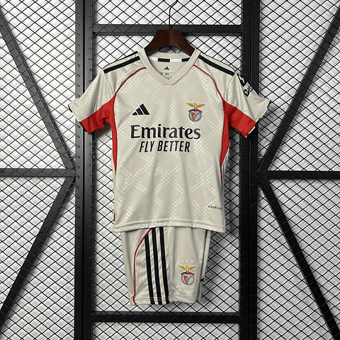 Benfica Equipamento Alternativo 2025/26 Kit Criança