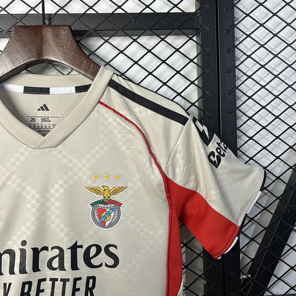 Benfica Equipamento Alternativo 2025/26 Kit Criança 9