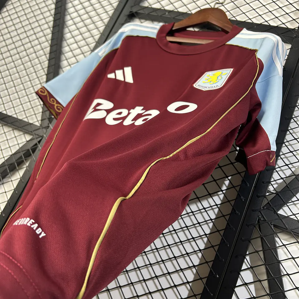 Aston Villa Equipamento Principal 2025/26 7
