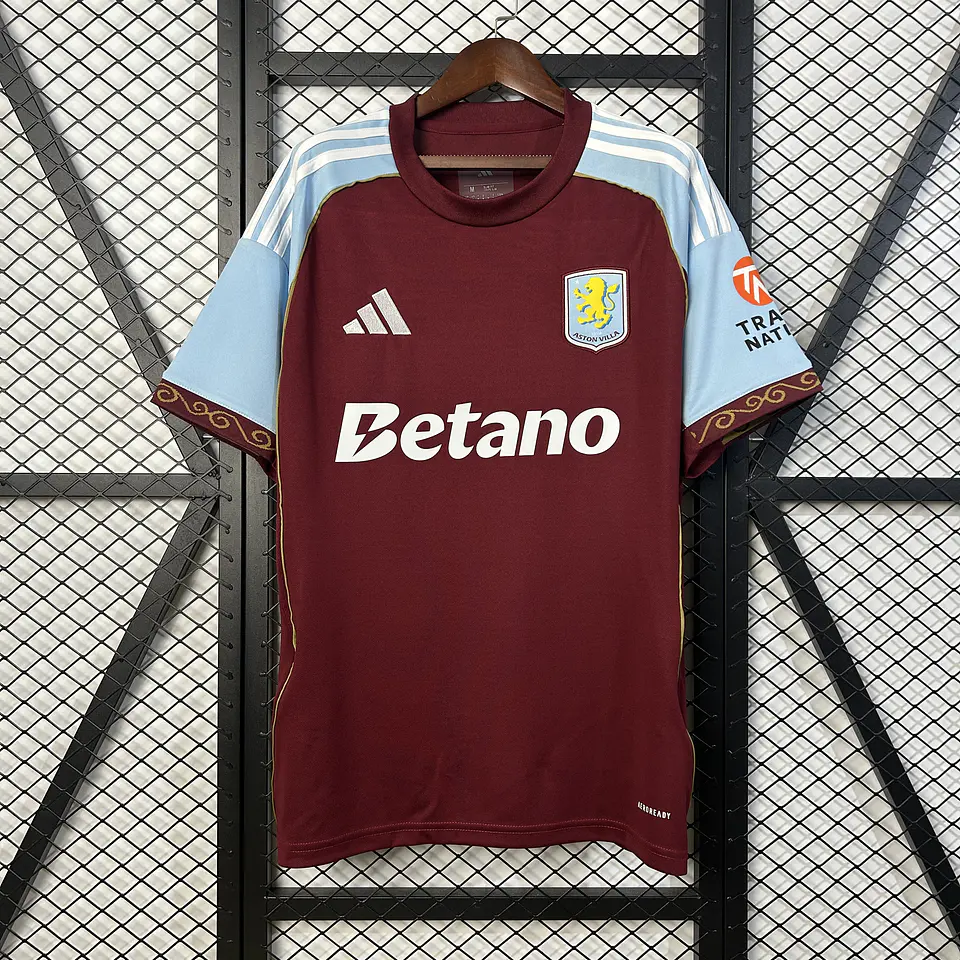Aston Villa Equipamento Principal 2025/26 1
