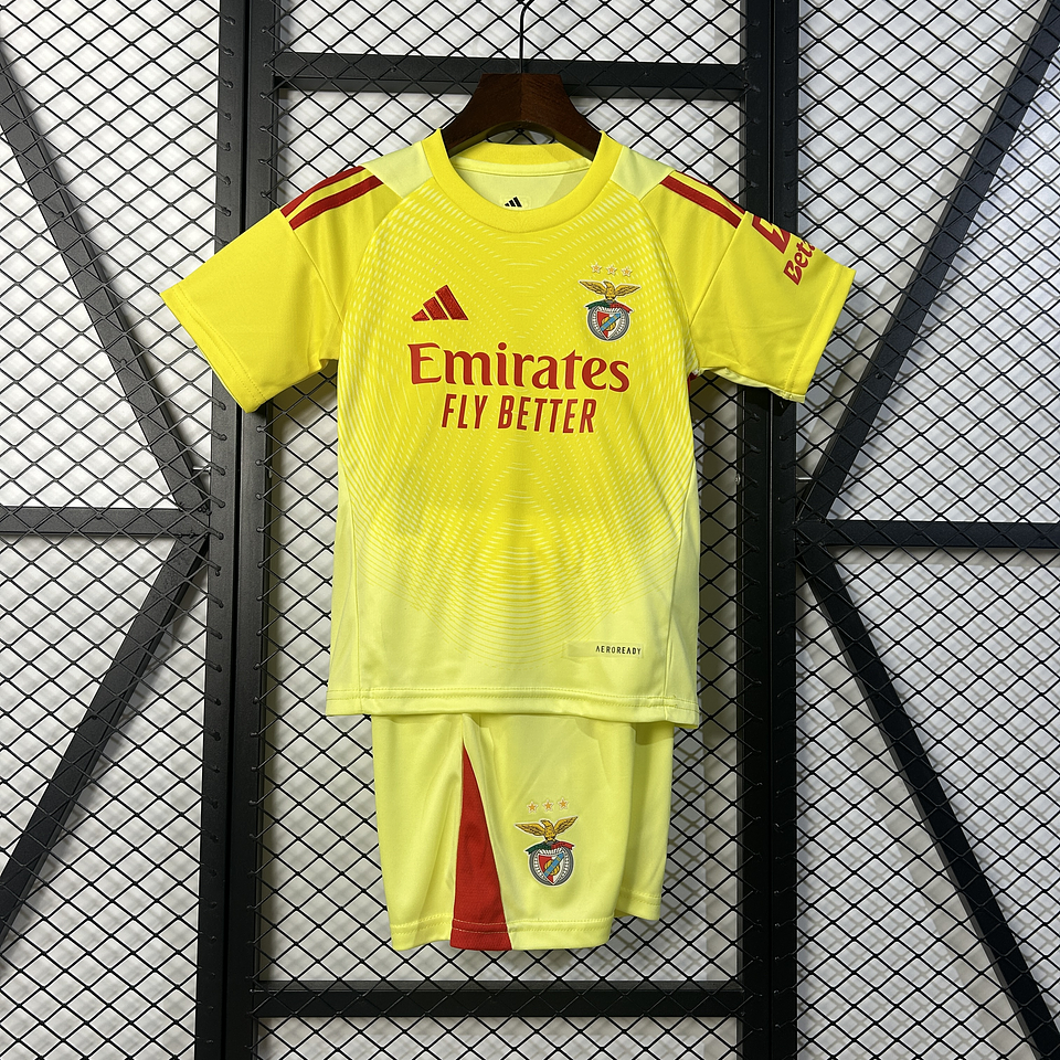 Benfica Equipamento Guarda-Redes Kit Criança 2025/26 1