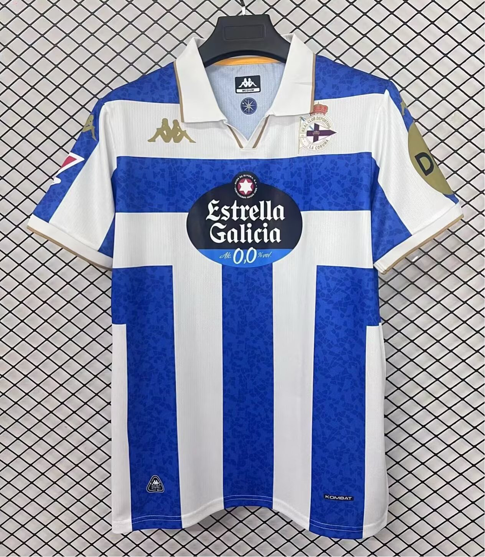 Deportivo Coruña Equipamento Principal 2025/26 1