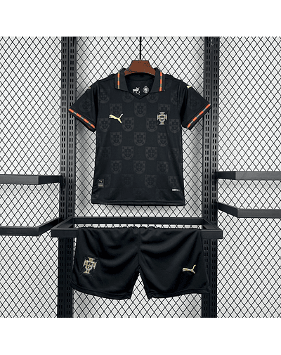 Portugal Equipamento Eusébio Mundial 2026 Kit Criança