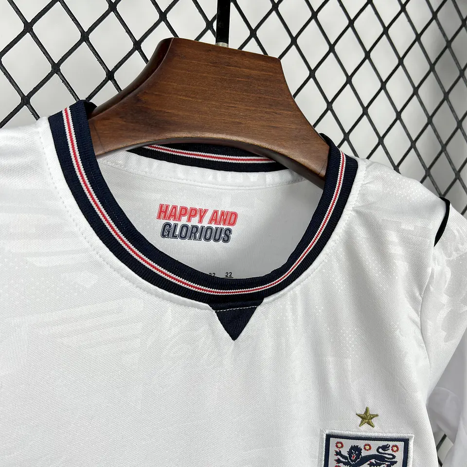 Inglaterra Equipamento Principal Mundial 2026 Kit Criança 4
