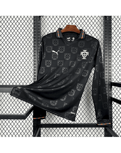 Portugal Equipamento Eusébio Mundial 2026 Manga Comprida