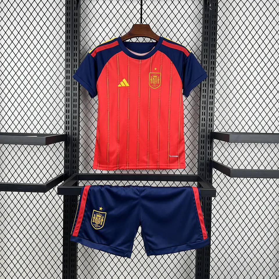 Espanha Equipamento Principal Kit Criança Mundial 2026 1