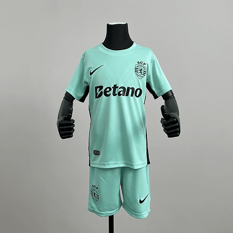 Sporting Terceiro Equipamento Kit Criança 2025/26