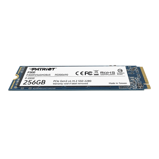 SSD PATRIOT P300 256 GB M.2 2280 PCIe Gen 3x4  - Image 4