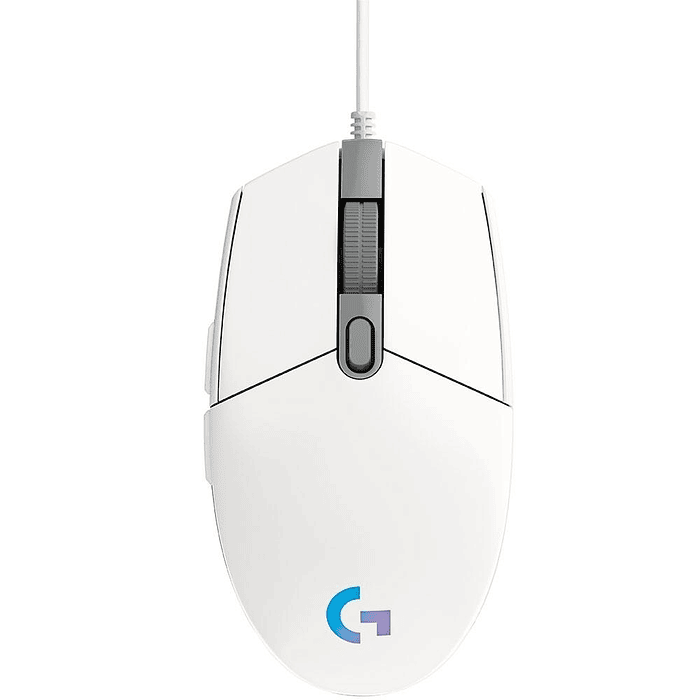 Mouse Gamer Logitech G203 RGB LIGHTSYNC, 6 botones programables, 8.000 DPI, White  2