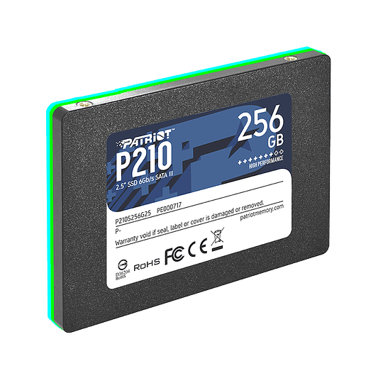 SSD Patriot P210 256GB SATA3 2.5 SSD  - Image 1