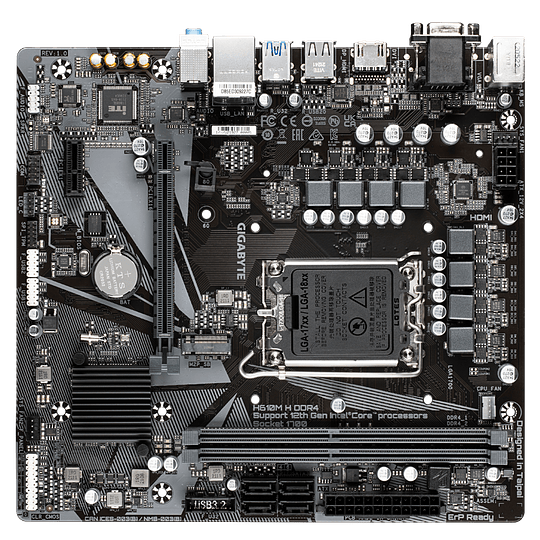 Placa Madre GIGABYTE Intel H610M H DDR4 G11 DDR4  - Image 2