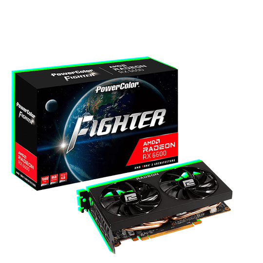 Tarjeta de video PowerColor Fighter AMD Radeon RX 6600 8GB GDDR6  - Image 1