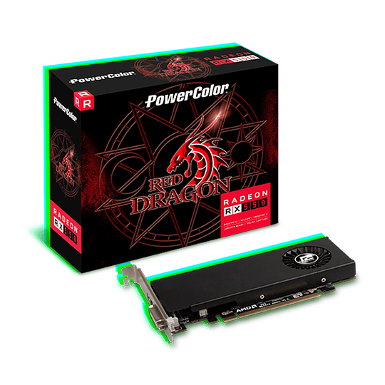 Tarjeta de video PowerColor Red Dragon Radeon™ RX 550 4GB GDDR5 Low Profile  - Image 1
