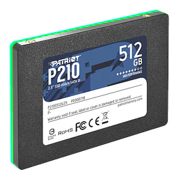 SSD Patriot P210 512GB Sata III 2.5" SSD