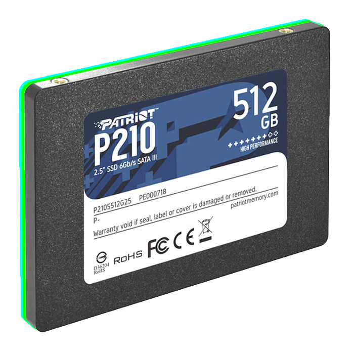 SSD Patriot P210 512GB Sata III 2.5
