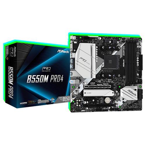 Placa madre ASRock B550M Pro4