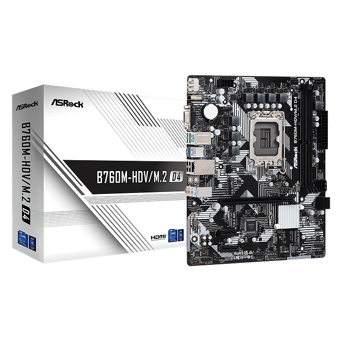 Placa Madre ASRock B760M-HDV/M.2 D4 1