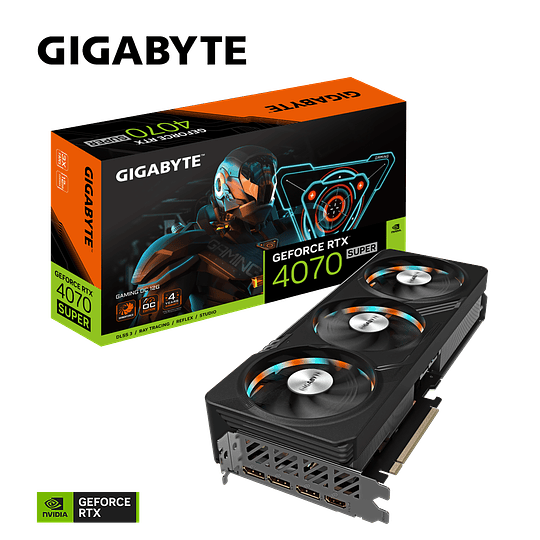 Tarjeta de Video Gigabyte GeForce RTX 4070 SUPER GAMING OC 12G - Image 1