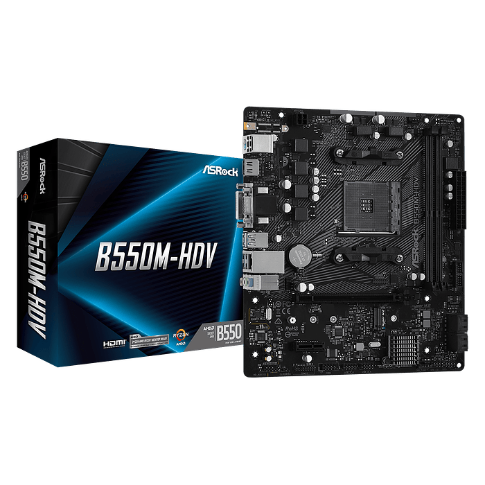 Placa Madre ASRock B550M-HDV 1