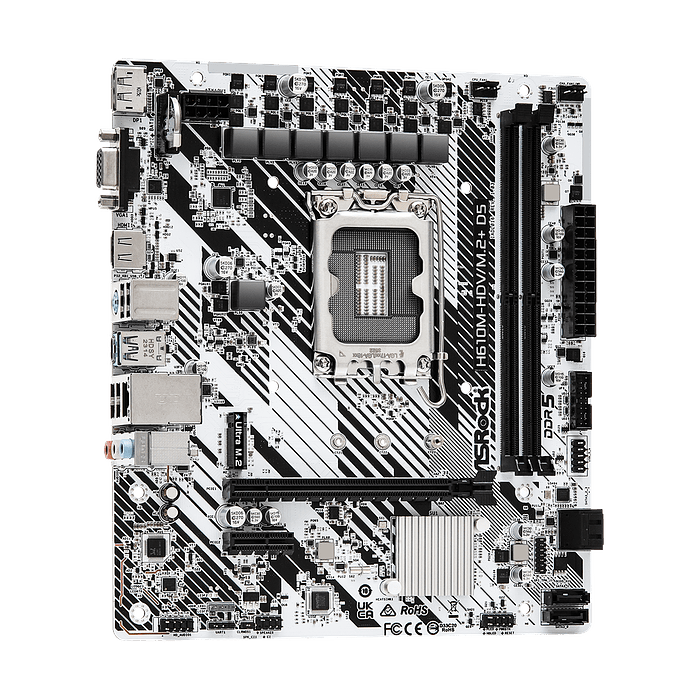 Placa Madre ASRock H610M-HDV/M.2+ D5 4