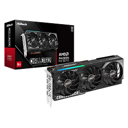 Tarjeta de Video Asrock Radeon RX 9070 Challenger 16G DDR6 3XFAN