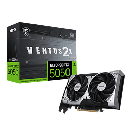 Tarjeta de video MSI GeForce RTX 5050 8G VENTUS 2X OC