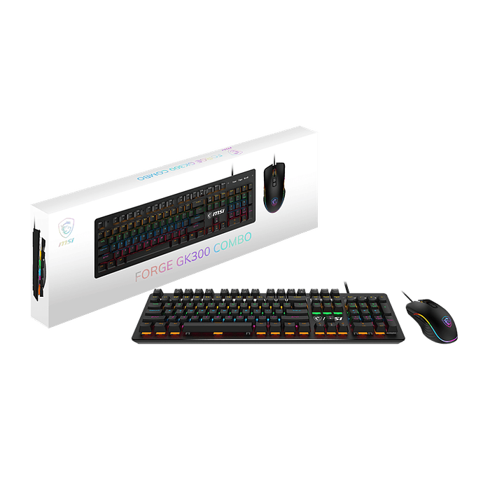 Teclado Mecanico MSI GK300 BLUE US 1