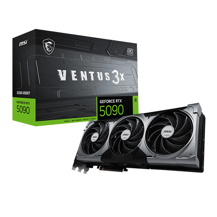 Tarjeta de Video MSI GeForce RTX 5090 32G VENTUS 3X OC 1