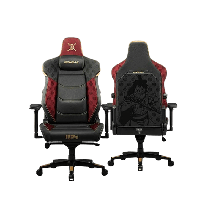 Silla Gamer Profesional Cougar Armor EVO Luffy, Edición Limitada One Piece, Soporte Lumbar 4 Vías 1