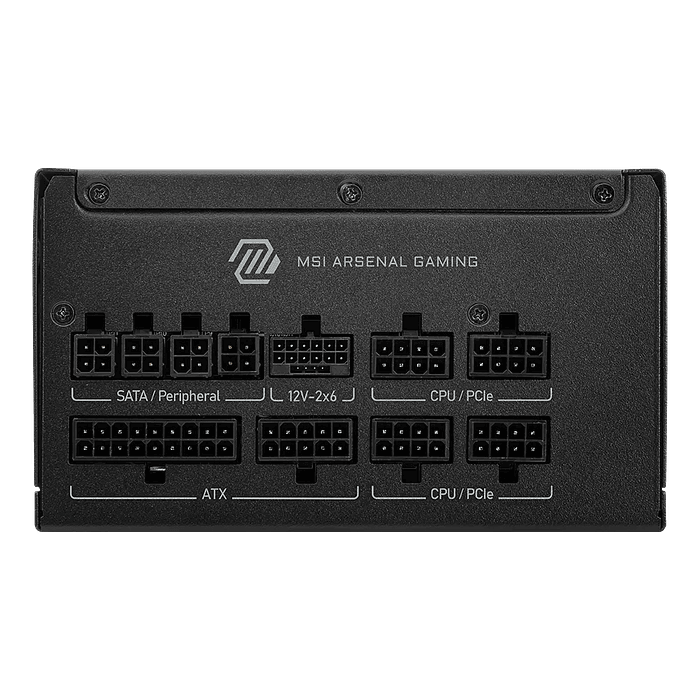 Fuente de Poder MSI MAG A1000GLS PCIE5, Certificada 80+ GOLD 4