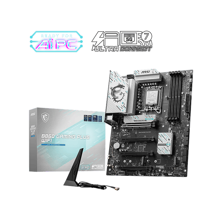 Placa Madre MSI B860M GAMING PLUS WIFI DDR5 (Intel) 1